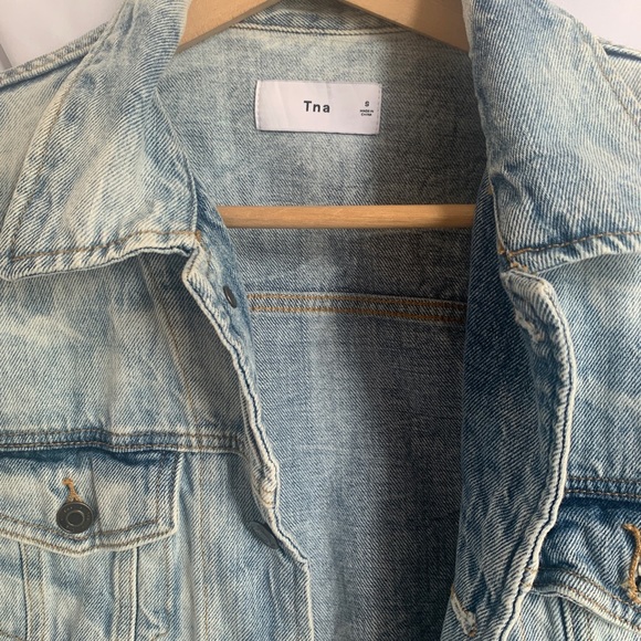 TNA denim jacket sz small - Picture 4 of 7